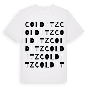 Colditz ordlek t-shirt – ekologisk bomull t-shirt från Pinshirt