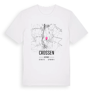 Crossen karta t-shirt – ekologisk bomull t-shirt från Pinshirt