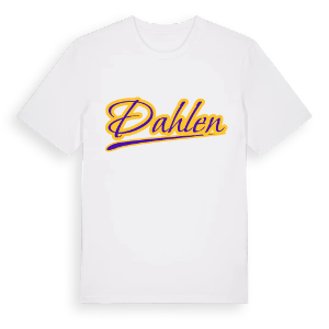 Dahlen baseball t-shirt – ekologisk bomull t-shirt från Pinshirt