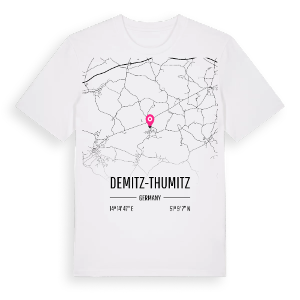 Demitz-Thumitz karta t-shirt – ekologisk bomull t-shirt från Pinshirt