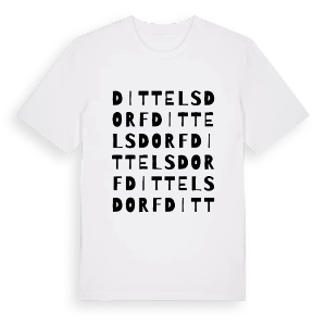 Dittelsdorf ordlek t-shirt – ekologisk bomull t-shirt från Pinshirt