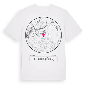 Dittersdorf (Lößnitz) t-shirt – ekologisk bomull t-shirt från Pinshirt