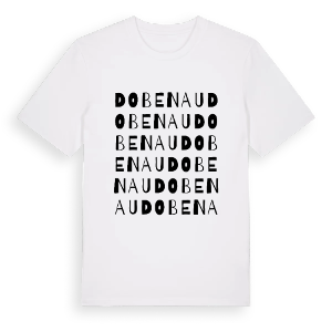 Dobenau ordlek t-shirt – ekologisk bomull t-shirt från Pinshirt