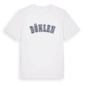 Döhlen college t-shirt – ekologisk bomull t-shirt från Pinshirt