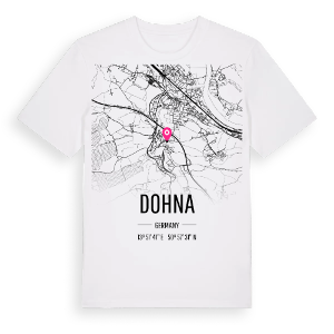 Dohna karta t-shirt – ekologisk bomull t-shirt från Pinshirt