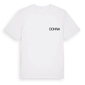 Jag älskar Dohna t-shirt litet tryck – ekologisk bomull t-shirt från Pinshirt