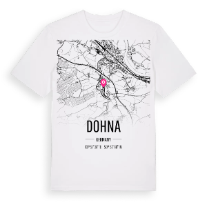 Dohna karta t-shirt – ekologisk bomull t-shirt från Pinshirt