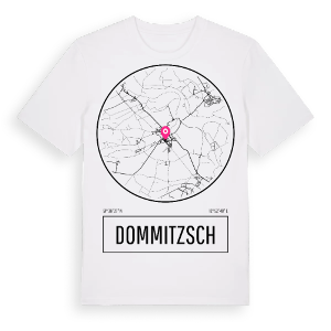 Dommitzsch t-shirt – ekologisk bomull t-shirt från Pinshirt