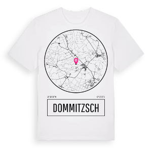 Dommitzsch t-shirt – ekologisk bomull t-shirt från Pinshirt