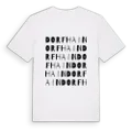 Dorfhain ordlek t-shirt