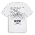 Dresden karta t-shirt