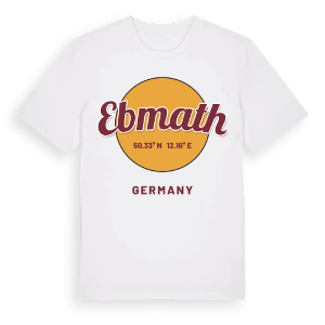 Ebmath cirkel t-shirt – ekologisk bomull t-shirt från Pinshirt