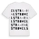 Elstra - Halštrow ordlek t-shirt