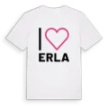 Jag älskar Erla t-shirt stort tryck