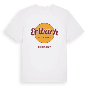 Erlbach cirkel t-shirt – ekologisk bomull t-shirt från Pinshirt