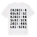 Erzgebirgskreis ordlek t-shirt