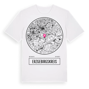 Erzgebirgskreis t-shirt – ekologisk bomull t-shirt från Pinshirt