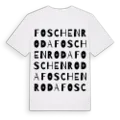 Foschenroda ordlek t-shirt