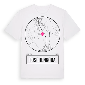 Foschenroda t-shirt – ekologisk bomull t-shirt från Pinshirt