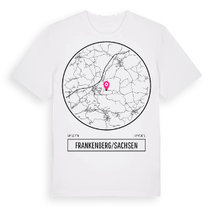 Frankenberg/Sachsen t-shirt – ekologisk bomull t-shirt från Pinshirt