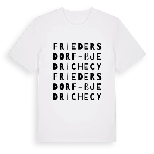 Friedersdorf - Bjedrichecy ordlek t-shirt – ekologisk bomull t-shirt från Pinshirt