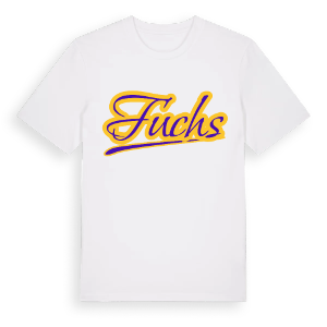 Fuchs baseball t-shirt – ekologisk bomull t-shirt från Pinshirt