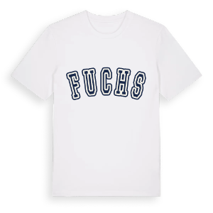 Fuchs college t-shirt – ekologisk bomull t-shirt från Pinshirt