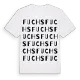 Fuchs ordlek t-shirt