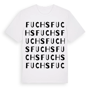 Fuchs ordlek t-shirt – ekologisk bomull t-shirt från Pinshirt