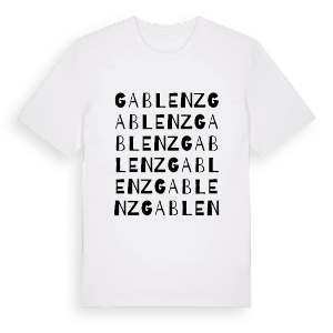 Gablenz ordlek t-shirt – ekologisk bomull t-shirt från Pinshirt