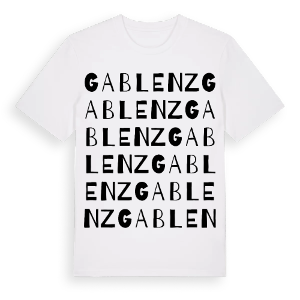 Gablenz ordlek t-shirt – ekologisk bomull t-shirt från Pinshirt