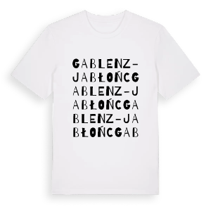 Gablenz - Jabłońc ordlek t-shirt – ekologisk bomull t-shirt från Pinshirt