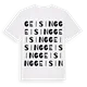 Geising ordlek t-shirt