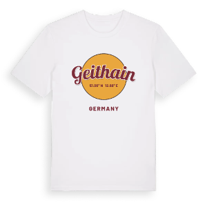 Geithain cirkel t-shirt – ekologisk bomull t-shirt från Pinshirt
