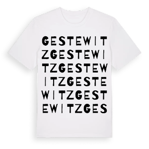 Gestewitz ordlek t-shirt – ekologisk bomull t-shirt från Pinshirt
