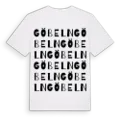 Göbeln ordlek t-shirt