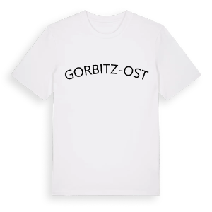 Gorbitz-Ost böjd t-shirt – ekologisk bomull t-shirt från Pinshirt