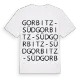 Gorbitz-Süd ordlek t-shirt