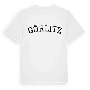 Görlitz böjd t-shirt – ekologisk bomull t-shirt från Pinshirt