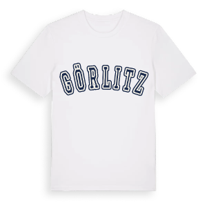 Görlitz college t-shirt – ekologisk bomull t-shirt från Pinshirt