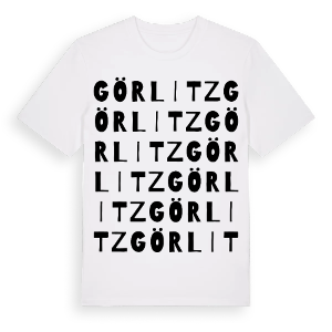 Görlitz ordlek t-shirt – ekologisk bomull t-shirt från Pinshirt