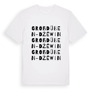 Groß Düben - Dźěwin ordlek t-shirt – ekologisk bomull t-shirt från Pinshirt
