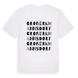 Großerkmannsdorf ordlek t-shirt – ekologisk bomull t-shirt från Pinshirt