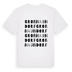 Großnaundorf ordlek t-shirt – ekologisk bomull t-shirt från Pinshirt