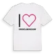 Jag älskar Großolbersdorf t-shirt stort tryck