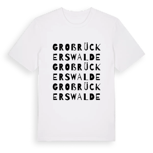Großrückerswalde ordlek t-shirt – ekologisk bomull t-shirt från Pinshirt