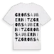 Groß Saubernitz ordlek t-shirt