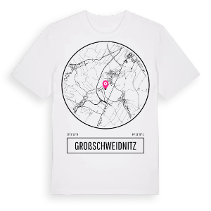 Großschweidnitz t-shirt – ekologisk bomull t-shirt från Pinshirt