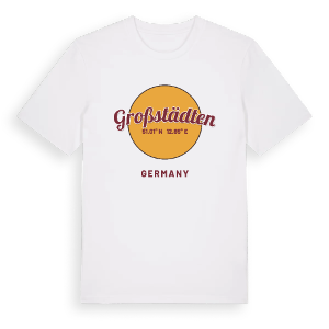 Großstädten cirkel t-shirt – ekologisk bomull t-shirt från Pinshirt