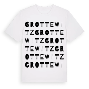 Grottewitz ordlek t-shirt – ekologisk bomull t-shirt från Pinshirt